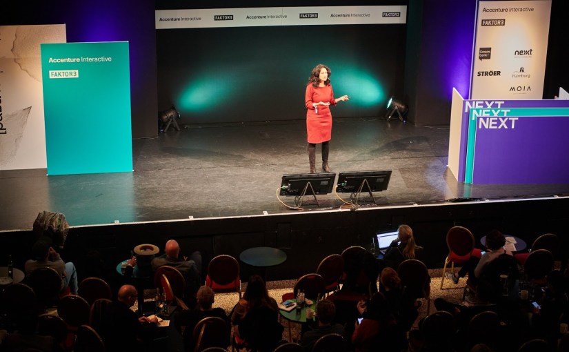 Keynote and Fireside chat on AI4Good at NEXT event&nbsp;Hamburg